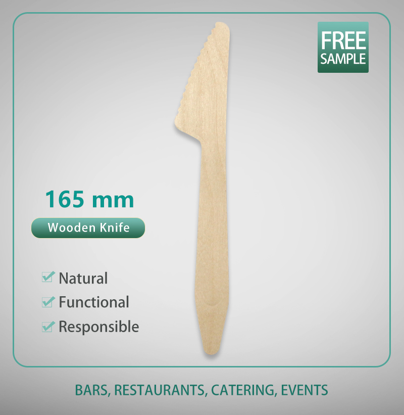 165 mm Wooden Knife2