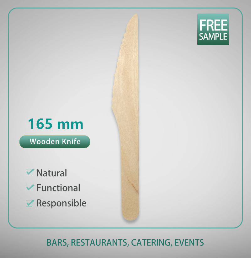 165 mm Wooden Knife3