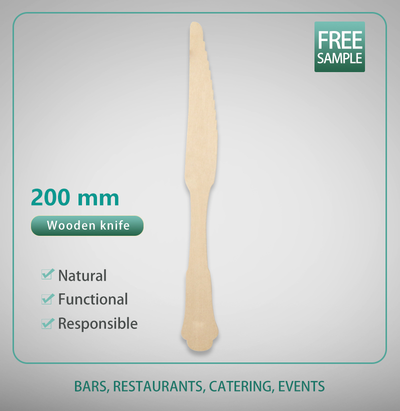 200 mm Wooden Knife