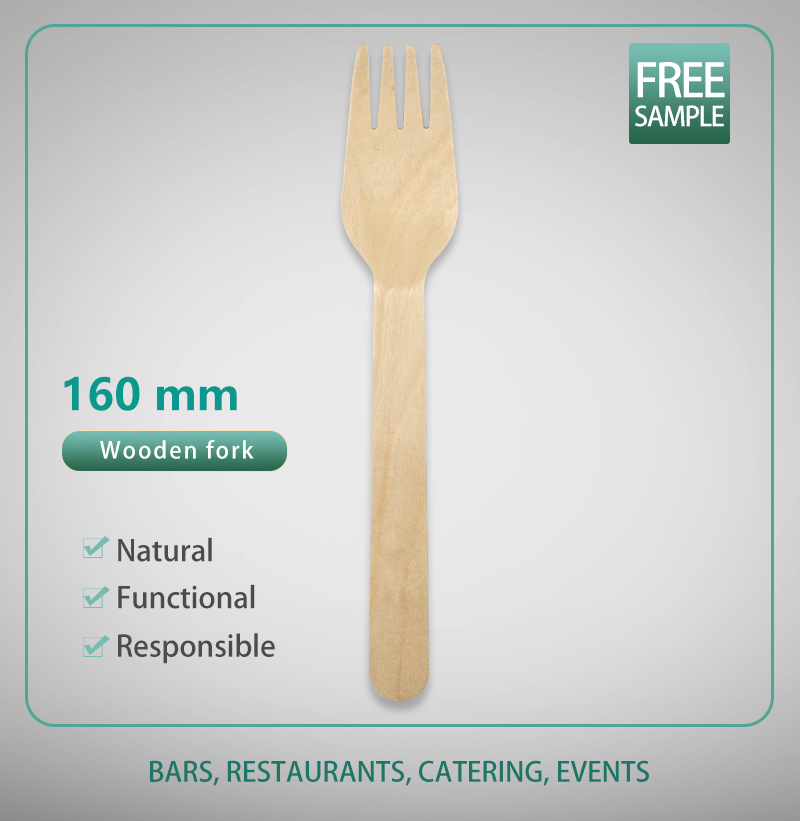 160mm Wooden Fork