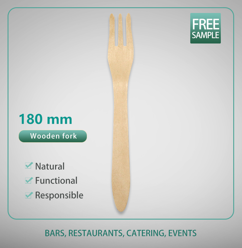 180mm Wooden Fork