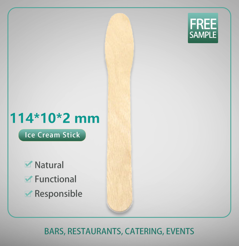 114mm*10mm Ice Cream Stick