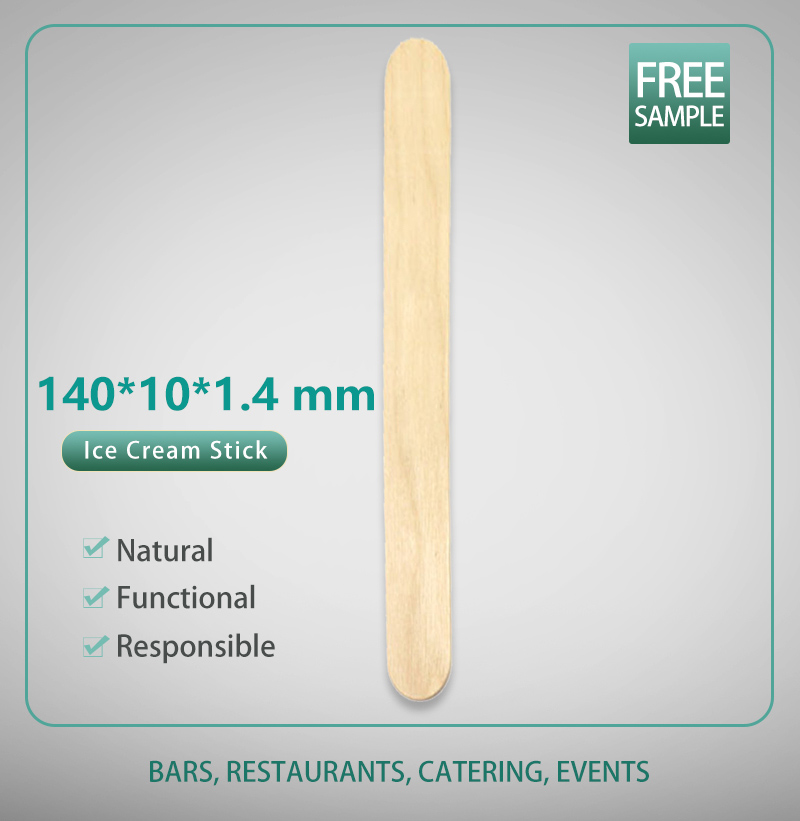 140mm*10mm Ice Cream Stick
