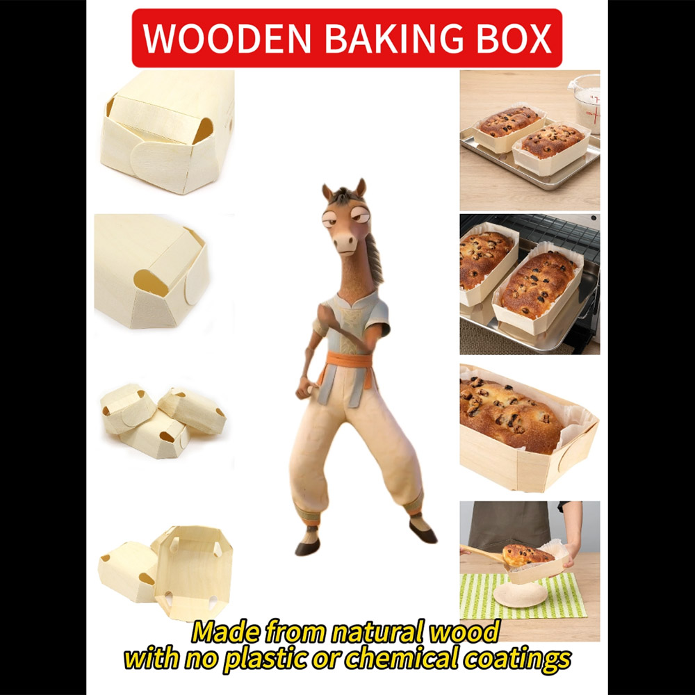 wooden baking box